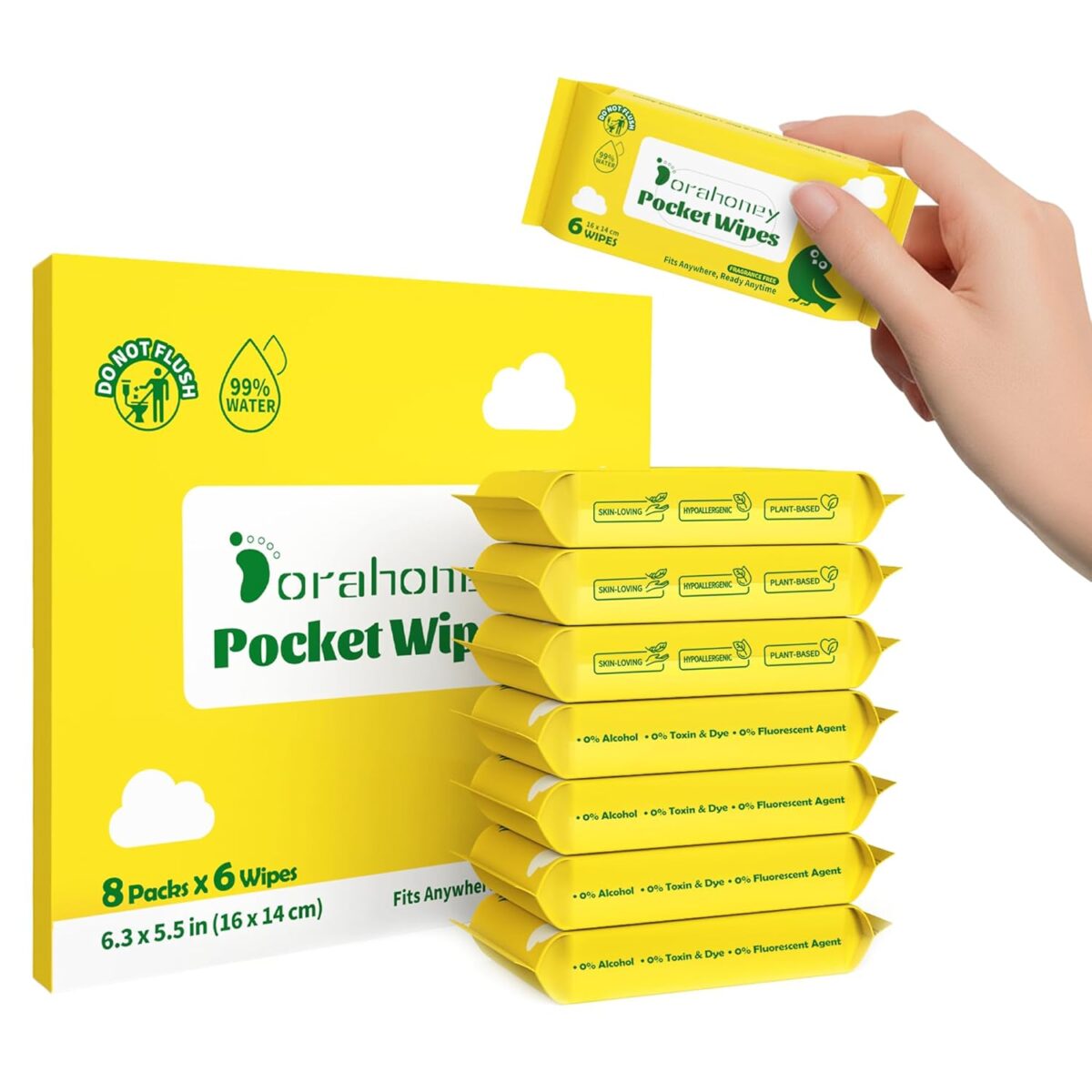 Wet Wipes 3 packets - Image 1